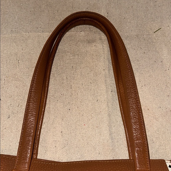 Kate Spade Sheffield Dorma white trim Tote Cognac - Picture 13 of 16